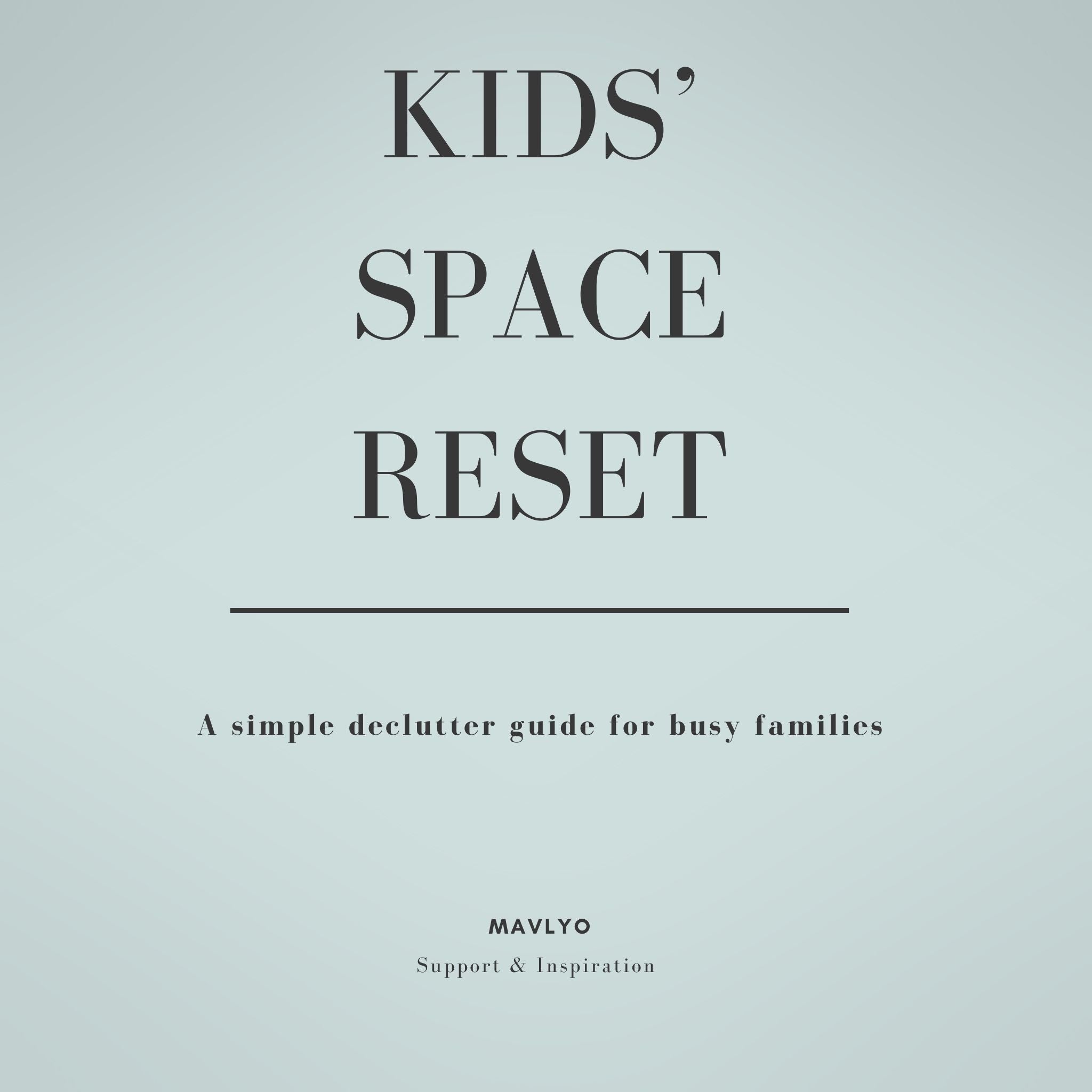 Kids’ Space Reset – Free Toy Declutter Guide (PDF)